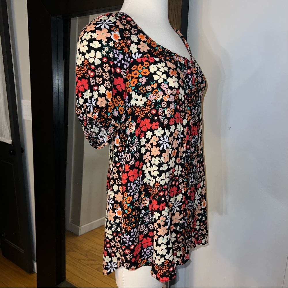 Free People Callie Floral Print Tunic - Size Small - Picture 2 of 9